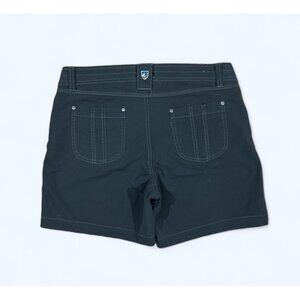 Kuhl Shorts Women's 10 Gray Trekr Hiking Outdoor Casual Polyester 32" Waist
